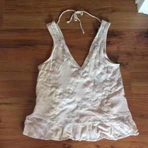 AE lace tie cami